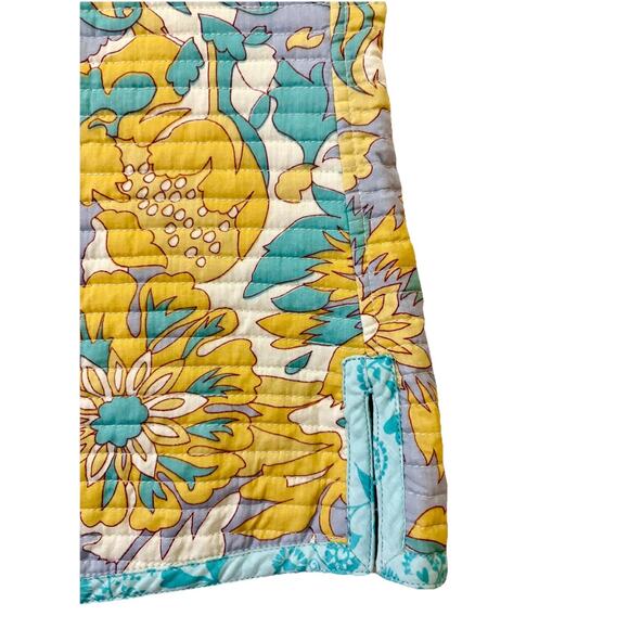 Provence D'Amour Reversible Jacket Women Size XL Cotton Quilted Eyelet Multicolr - Picture 6 of 15